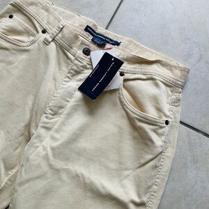 Ralph Lauren Cream Corduroy Boot Cut Pants